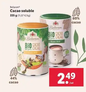 Lidl Bellarom cacao sobluble oferta