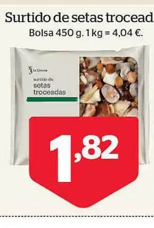 La Sirena Surtido de setas trocead bolsa oferta