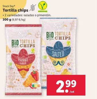 Lidl Snack day tortilla chips oferta