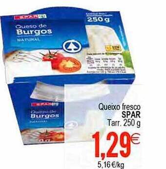 Plenus Supermercados Queixo fresco spar oferta
