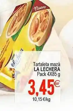 Plenus Supermercados Tartaleta mazá la lechera oferta