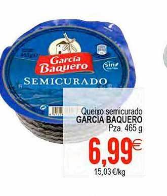 Plenus Supermercados Queixo semicurado garcia baquero oferta