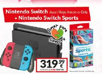 Game Nintendo Switch + Nintendo Switch Sports oferta