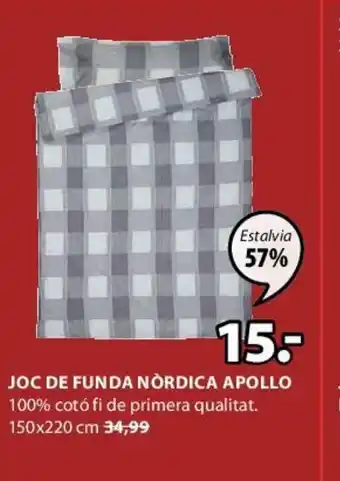 JYSK Joc De Funda Nórdica Apollo 150x220cm oferta