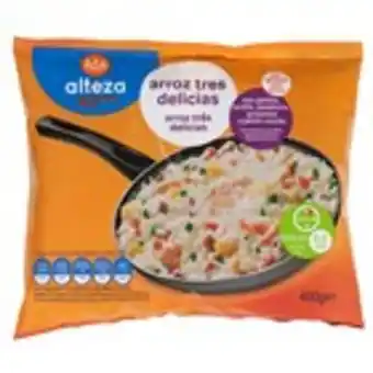 Plusfresc Arròs tres delicias alteza, paquet 400 grams oferta