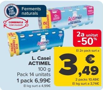 Carrefour L.casei actimel oferta