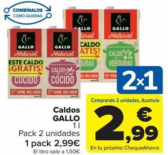 Carrefour Market Caldos gallo oferta