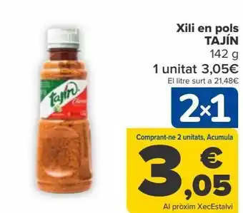 Carrefour Chile e polvo tajín oferta