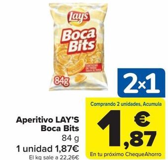 Carrefour Market Aperitivo lay's boca bits oferta