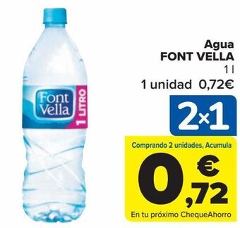 Carrefour Market Agua font vella oferta