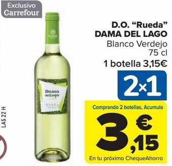 Carrefour Market D.o. ''rueda'' dama del lago oferta
