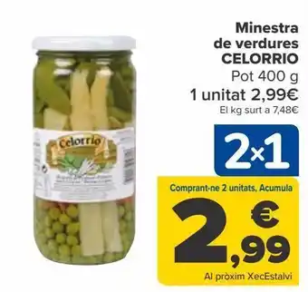 Carrefour Menestra de verdura celorrio oferta