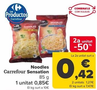 Carrefour Noodles carrefour sensation oferta