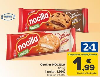 Carrefour Cookies nocilla oferta