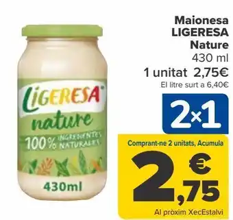 Mayonesa ligeresa nature