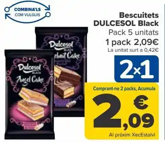 Carrefour Bizcochitos dulcesol black oferta