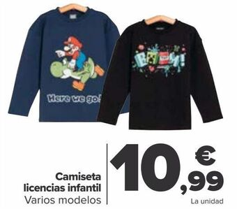 Carrefour Camiseta licencias infantil oferta