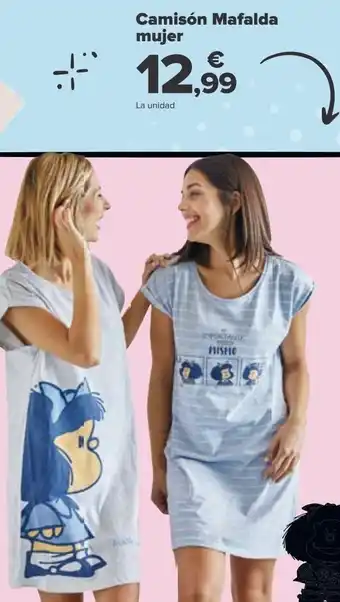 Carrefour Camisón mafalda mujer oferta