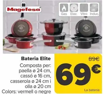 Carrefour Batería elite oferta