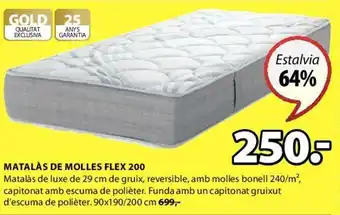 JYSK Matalás De Molles Flex 200 oferta