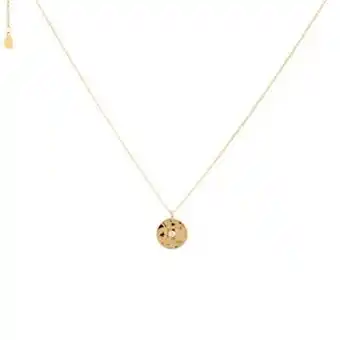 Cristian Lay Gargantilla placa arrugada chapado oro oferta