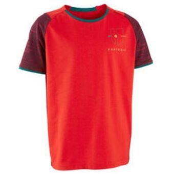 Decathlon Camiseta de fútbol portugal niños kipsta f100 2022 oferta