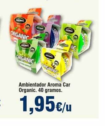 FROIZ Ambientador aroma car organic 40 gramos oferta