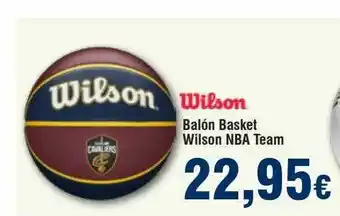 FROIZ Wilson balón basket wilson nba team oferta