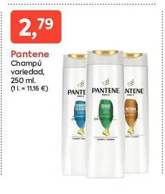 Suma Supermercados Pantene champú variedad oferta