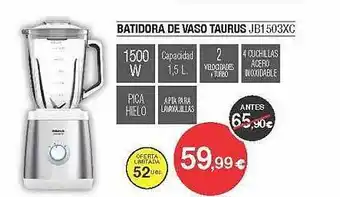 Milar Batidora de vaso taurus oferta