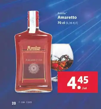 Lidl Armilar amaretto oferta