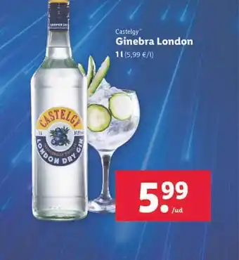 Lidl Castelgy ginebra london oferta