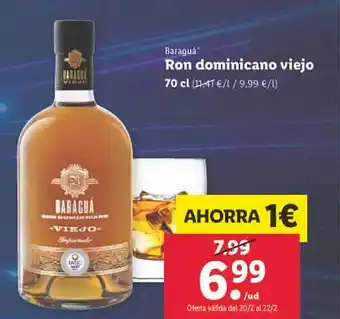Lidl Baraguá ron dominicano viejo oferta