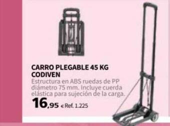 Coferdroza Carro plegable 45 kg codiven oferta