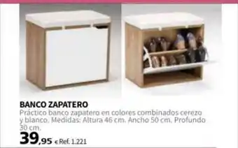 Coferdroza Banco zapatero oferta