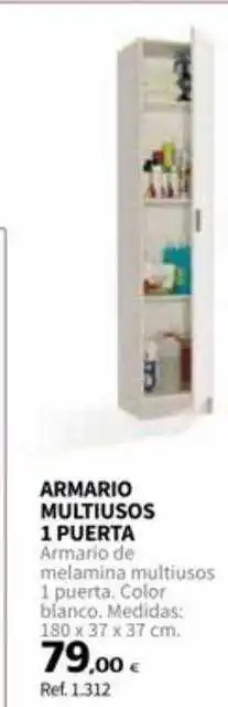 Coferdroza Armario multiusos 1 puerta oferta