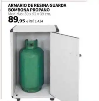 Coferdroza Armario de resina guarda bombona propano oferta