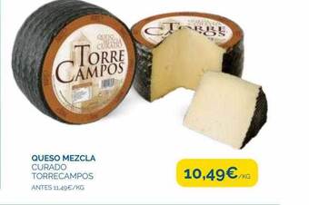 Supermercados La Despensa Queso mezcla curado torrecampos oferta