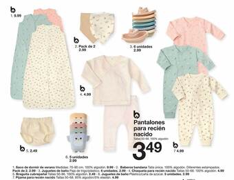 Zeeman Pantalones para recién nacido oferta