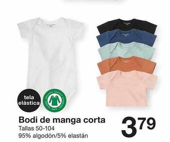Zeeman Bodi de manga corta oferta