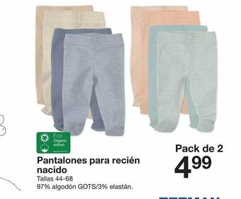 Zeeman Pantalones para recién nacido oferta