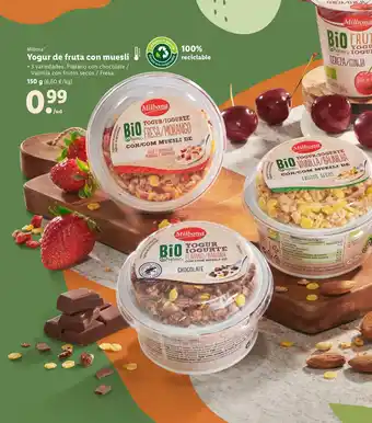 Lidl Yogur de Fruta Con Muesli oferta