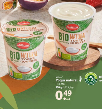 Lidl Yogur Natural oferta