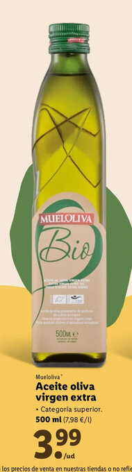Lidl Aceite Oliva Virgen Extra oferta