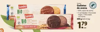 Lidl Galletas de Avena oferta