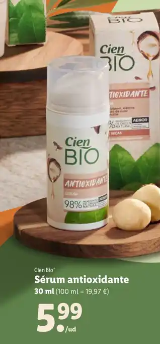 Lidl Cien Bio Sérum Antioxidante oferta