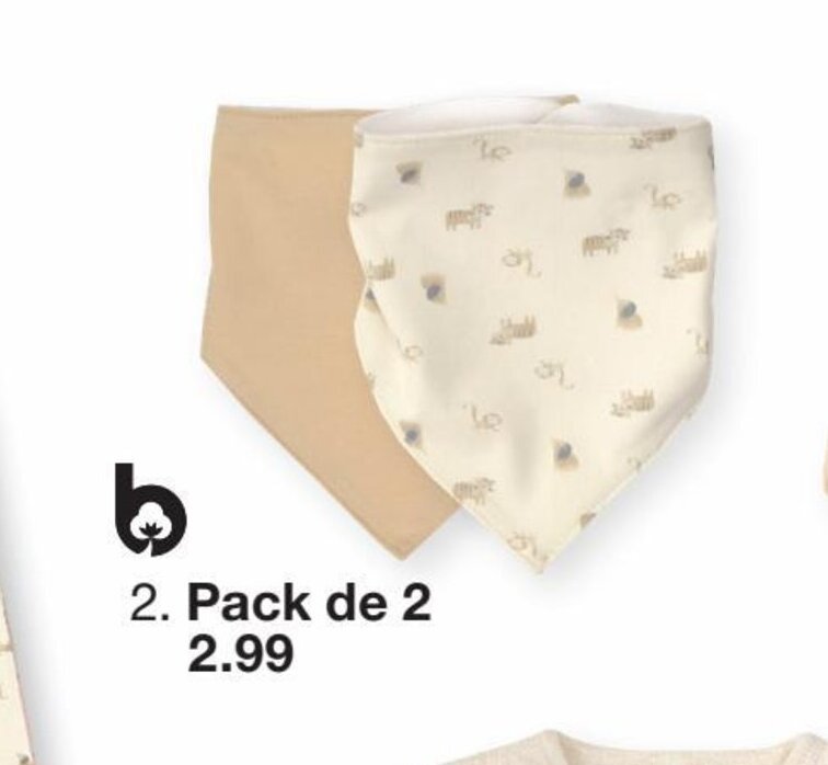 Zeeman Baberos Bandana oferta