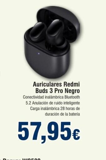 FROIZ Auriculares Redmi Buds 3 Pro Negro oferta