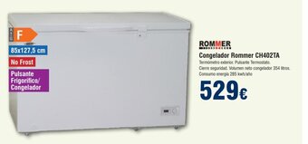 FROIZ Congelador Rommer CH402TA oferta