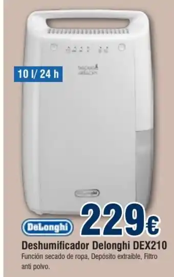 FROIZ Deshumificador Delonghi DEX210 oferta